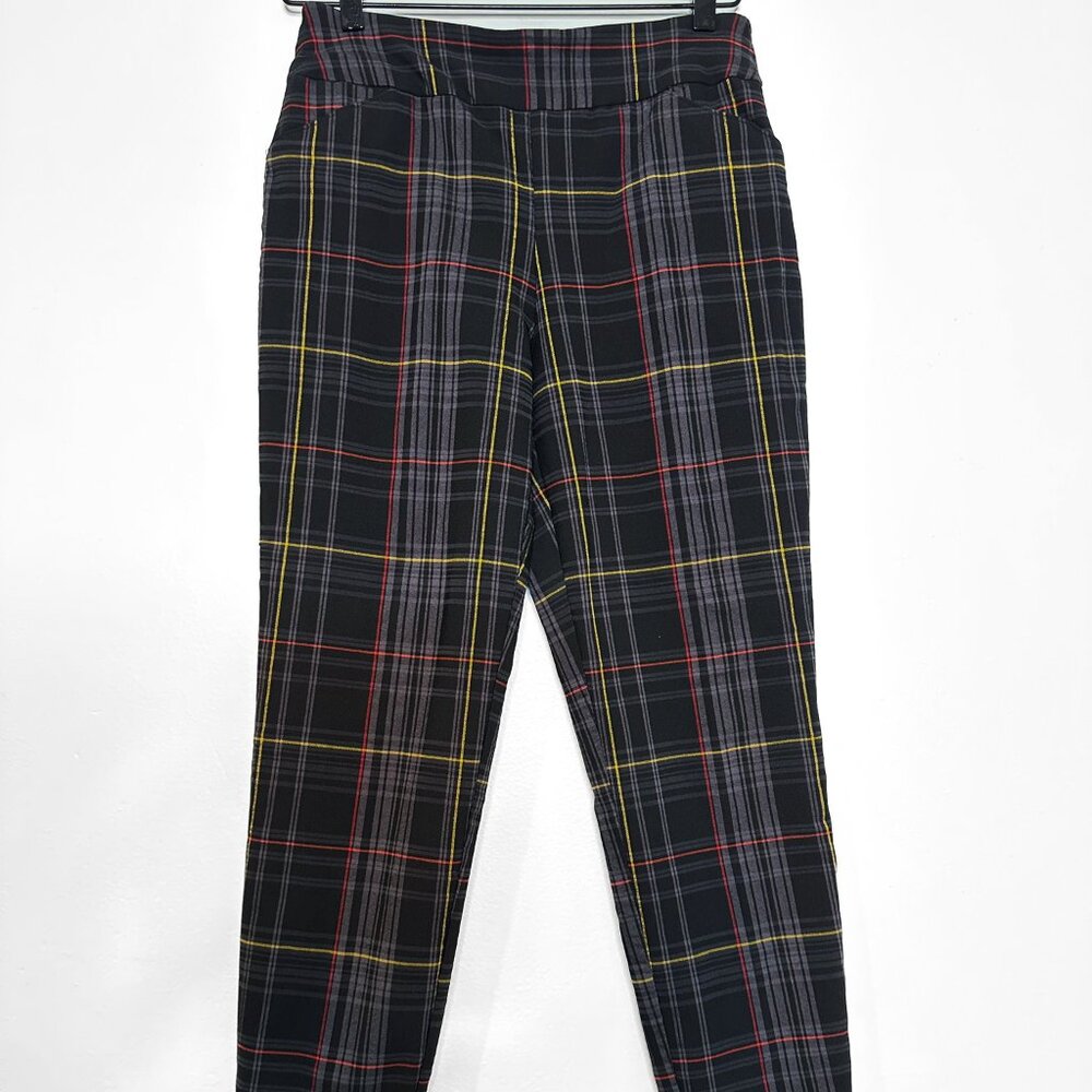 Versona Black Plaid Trousers